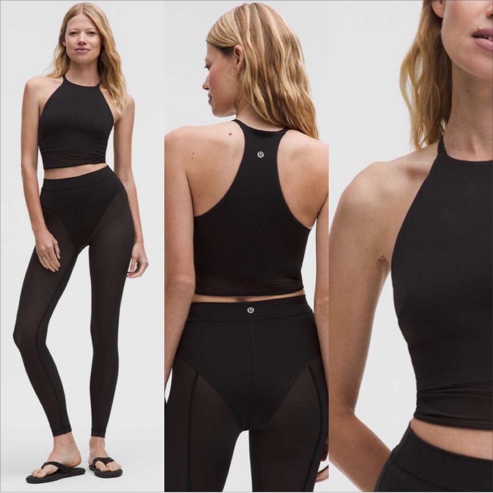 Lululemon Nulu High-Neck Mesh-Hem Tank Top *Light Support, B/C Cup